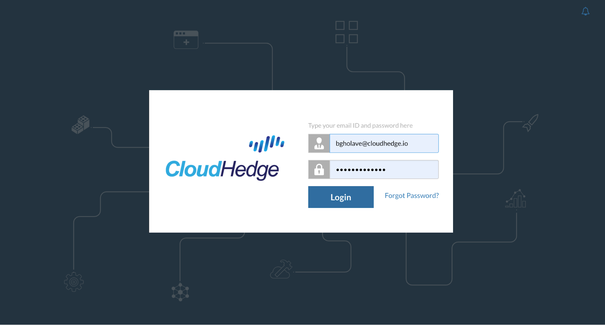 CloudHedge Login